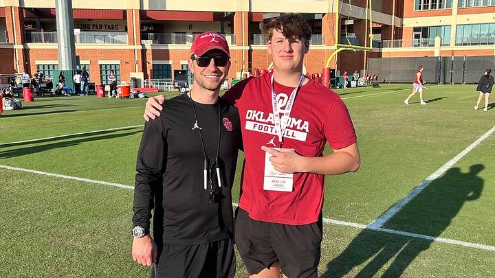 Braylon Logan on his Oklahoma visit. 