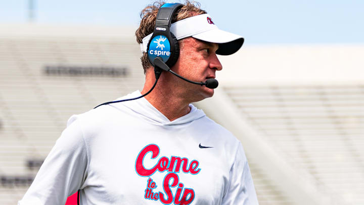 Ole Miss head coach Lane Kiffin