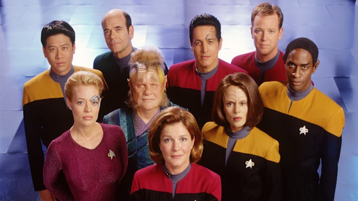 The cast of Star Trek: Voyager