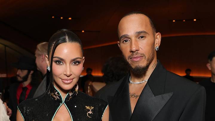 Kim Kardashian and Lewis Hamilton