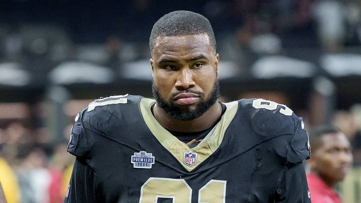 New Orleans Saints defensive tackle Vernon Broughton.