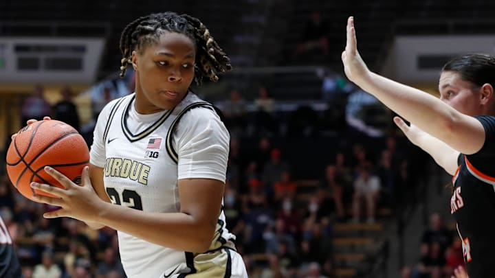 Purdue Boilermakers forward Kendall Puryear (22)