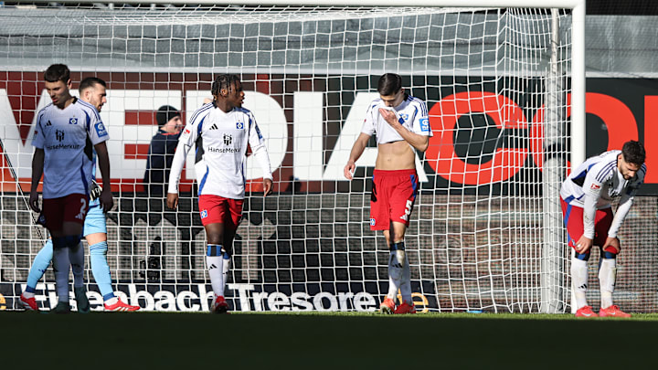 Hängende Köpfe beim Hamburger SV