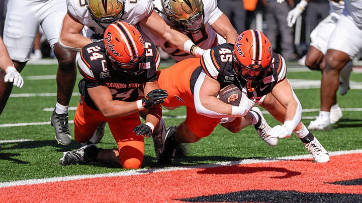 OSU tight end Morgan McPhaul. OSU tight end Morgan McPhaul.
