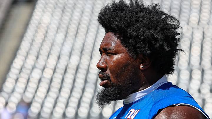 New York Giants defensive tackle Darius Alexander