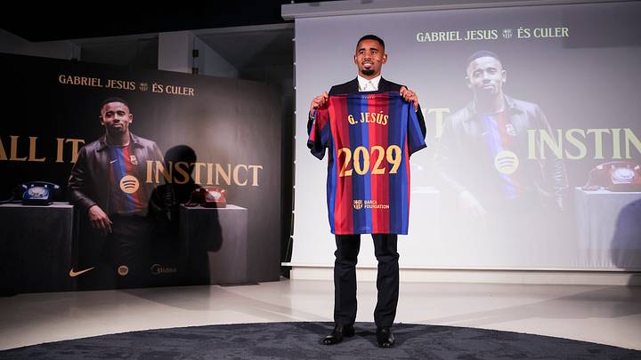 Gabriel Jesus Presentation As New Player Of Fc Barcelona Gabriel Jesus Presentation As New Player Of Fc Barcelona
