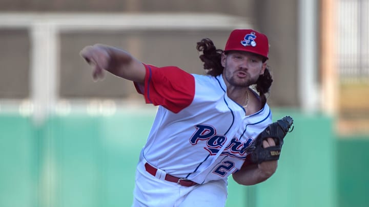 (5/11/21) Stockton Ports' Osvaldo Berrios delivers a pitch during a California League baseball game against the San Jose Giants at the Stockton Ballpark in downtown Stockton. CLIFFORD OTO/THE STOCKTON RECORD
Portshomeopener 052a (5/11/21) Stockton Ports' Osvaldo Berrios delivers a pitch during a California League baseball game against the San Jose Giants at the Stockton Ballpark in downtown Stockton. CLIFFORD OTO/THE STOCKTON RECORD
Portshomeopener 052a
