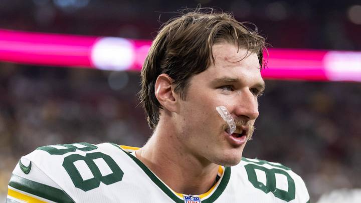 Green Bay Packers tight end Luke Musgrave