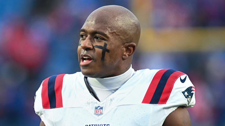 Dec 31, 2023; Orchard Park, New York, USA; New England Patriots wide receiver Matthew Slater (18)