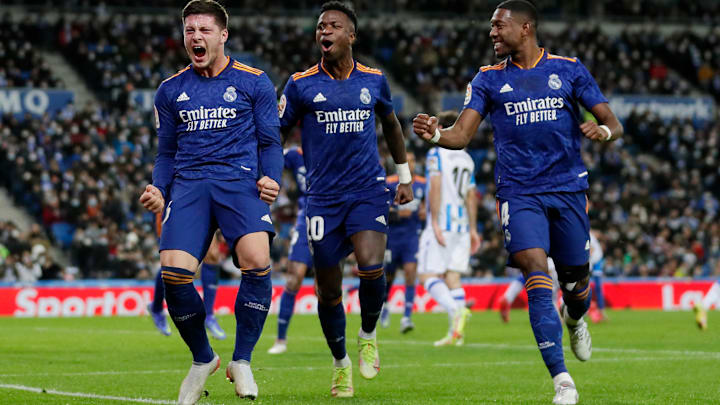 Luka Jovic kann erstmals nach langer Zeit im Real-Dress jubeln