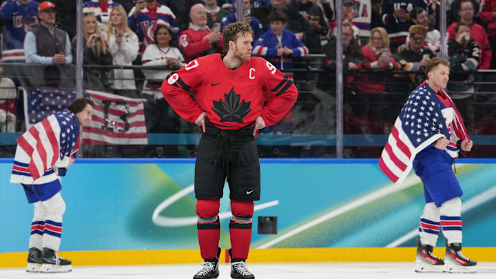 Connor McDavid and Team Canada fell to the U.S. men’s hockey team on Sunday. 