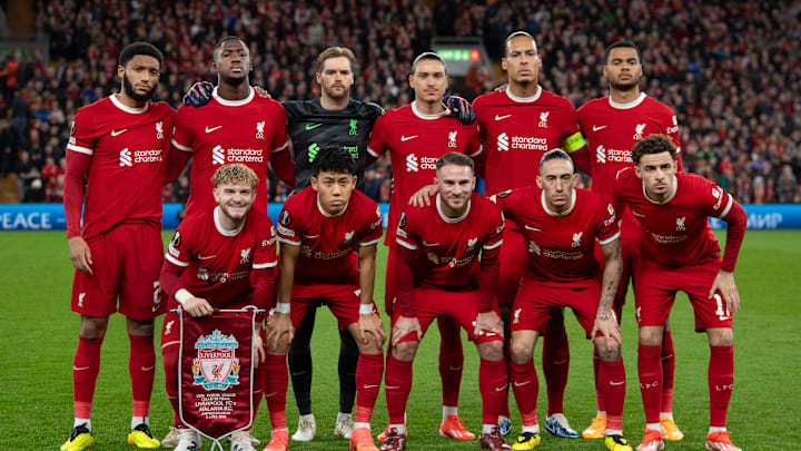 Liverpool FC v Atalanta: Quarter-Final First Leg - UEFA Europa League 2023/24 Liverpool FC v Atalanta: Quarter-Final First Leg - UEFA Europa League 2023/24