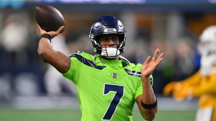 Seattle Seahawks quarterback Geno Smith.
