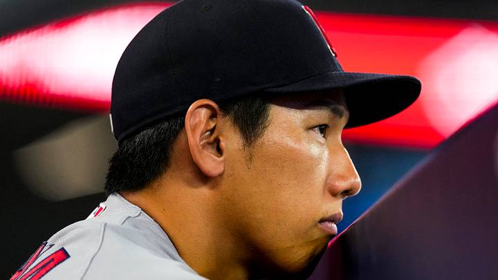 Aug 12, 2026; Toronto, Ontario, CAN; Boston Red Sox designated hitter Masataka Yoshida (7) looks on from the dugout rail during the eighth inning against the Toronto Blue Jays at Rogers Centre. Mandatory Credit: Kevin Sousa-Imagn Images Aug 12, 2026; Toronto, Ontario, CAN; Boston Red Sox designated hitter Masataka Yoshida (7) looks on from the dugout rail during the eighth inning against the Toronto Blue Jays at Rogers Centre. Mandatory Credit: Kevin Sousa-Imagn Images