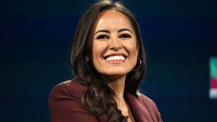 Kaylee Hartung moderates a press conference at Phoenix Convention Center. Kaylee Hartung moderates a press conference at Phoenix Convention Center.