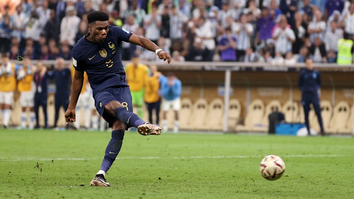 Aurélien Tchouaméni avait manqué son tir au but face à l'Argentine en finale de la Coupe du Monde 2022
