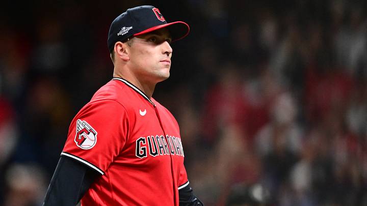 Oct 5, 2026; Cleveland, Ohio, USA; Cleveland Guardians pitcher Cade Smith (36) reacts after the ninth inning in game two of the ALDS for the 2026 MLB Playoffs against the Chicago White Sox at Progressive Field. Mandatory Credit: Ken Blaze-Imagn Images Oct 5, 2026; Cleveland, Ohio, USA; Cleveland Guardians pitcher Cade Smith (36) reacts after the ninth inning in game two of the ALDS for the 2026 MLB Playoffs against the Chicago White Sox at Progressive Field. Mandatory Credit: Ken Blaze-Imagn Images