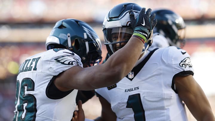 Jalen Hurts, Saquon Barkley, Philadelphia Eagles Jalen Hurts, Saquon Barkley, Philadelphia Eagles