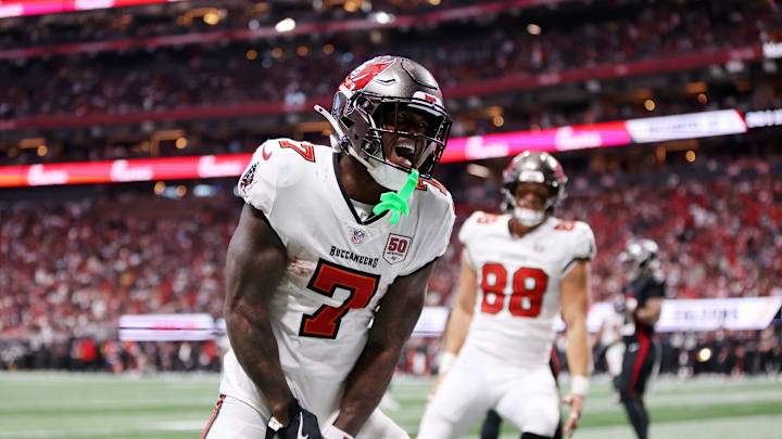 Tampa Bay Buccaneers running back Bucky Irving.