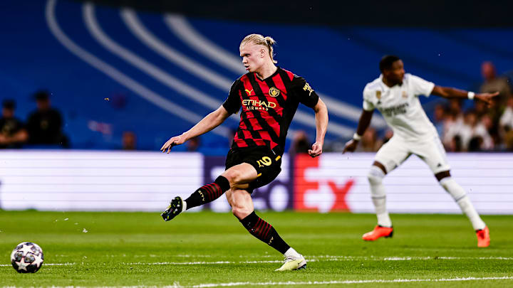 Haaland with the ball