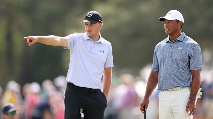 Jordan Spieth, Tiger Woods - 2024 US Open