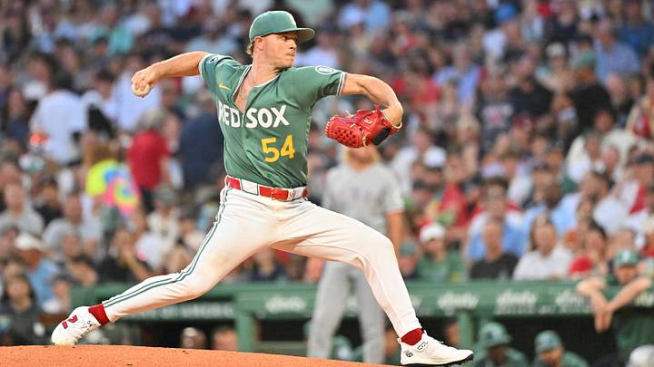 Jun 12, 2026; Boston, Massachusetts, USA; Boston Red Sox starting pitcher Sonny Gray (54) pitches against the Texas Rangers during the fourth inning at Fenway Park. Mandatory Credit: Eric Canha-Imagn Images Jun 12, 2026; Boston, Massachusetts, USA; Boston Red Sox starting pitcher Sonny Gray (54) pitches against the Texas Rangers during the fourth inning at Fenway Park. Mandatory Credit: Eric Canha-Imagn Images