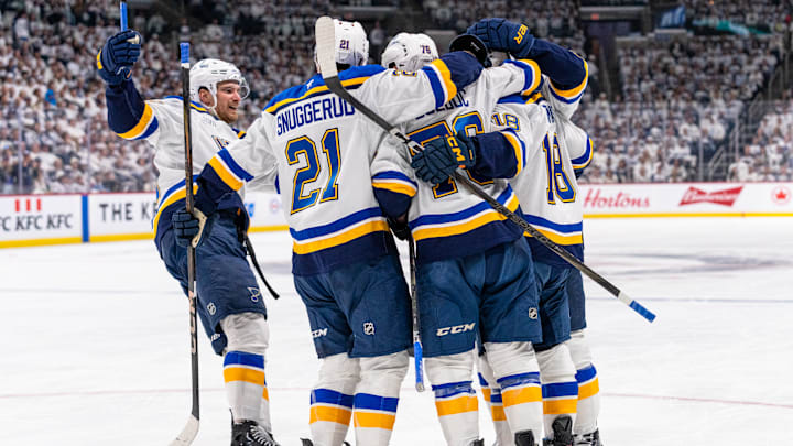 St Louis Blues v Winnipeg Jets - Game One
