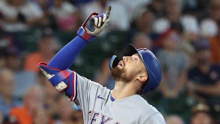 The Texas Rangers and right fielder Brandon Nimmo are favored on Friday night. The Texas Rangers and right fielder Brandon Nimmo are favored on Friday night.