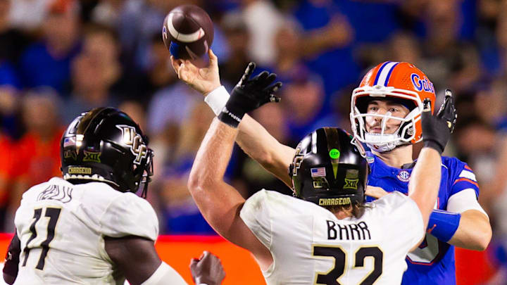 Former Wisconsin quarterback Graham Mertz finished his career at Florida. Former Wisconsin quarterback Graham Mertz finished his career at Florida.