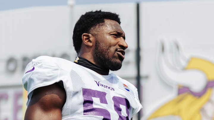 Minnesota Vikings edge rusher Jonathan Greenard. 