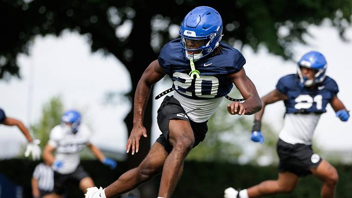BYU cornerback Kevin Doe at BYU Fall Camp BYU cornerback Kevin Doe at BYU Fall Camp