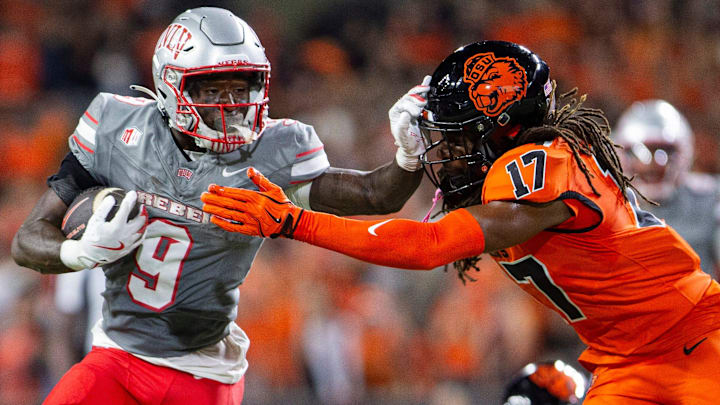 UNLV Rebels running back Jai'Den Thomas.