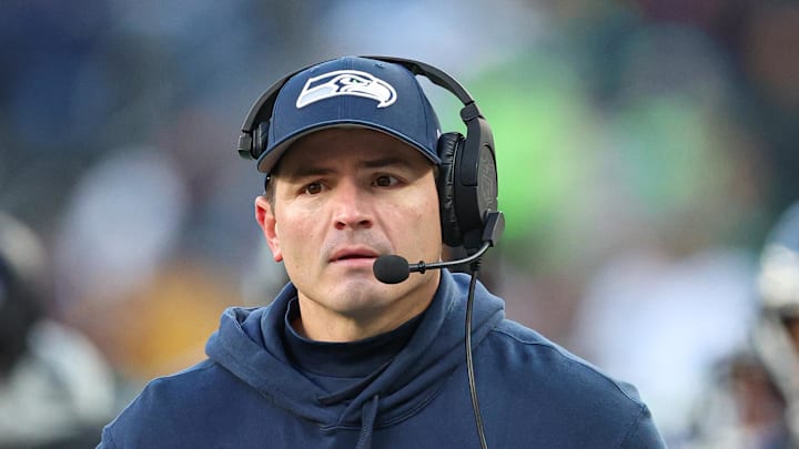 Seattle Seahawks head coach Mike Macdonald