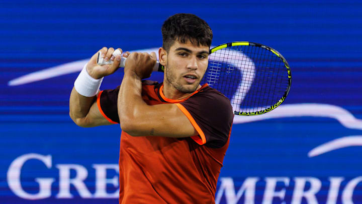 Carlos Alcaraz at the Cincinnati Open