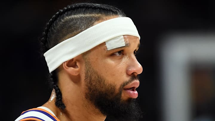 Oct 25, 2025; Denver, Colorado, USA; Phoenix Suns forward Dillon Brooks (3) during the first half against the Denver Nuggets at Ball Arena. Mandatory Credit: Christopher Hanewinckel-Imagn Images