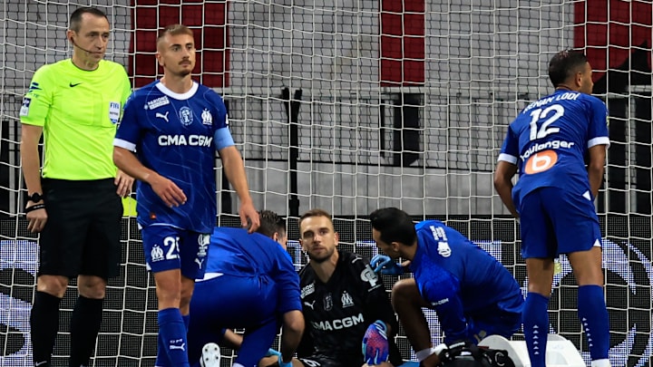 Pau Lopez et Jonathan Clauss sont sortis sur blessure ce samedi soir face à l'OGC Nice.