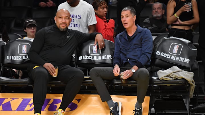 Celebrities At The Los Angeles Lakers Game