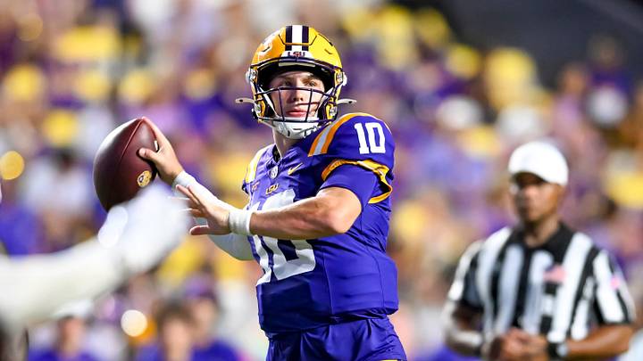 LSU Tigers quarterback Sam Leavitt