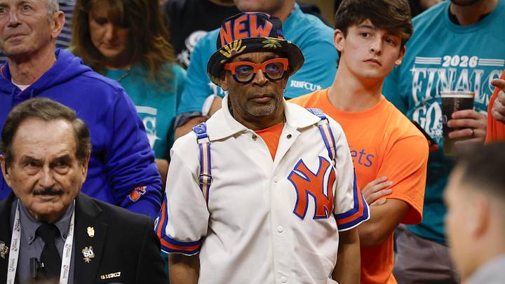 Spike Lee was in attendance for Game 1 of the 2026 NBA Finals.