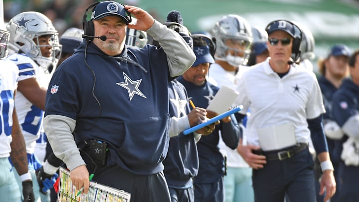 Dallas Cowboys head coach Mike McCarthy on the sidelines against the Philadelphia Eagles.