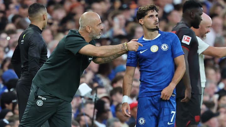 Enzo Maresca (left) departed Chelsea on Thursday.