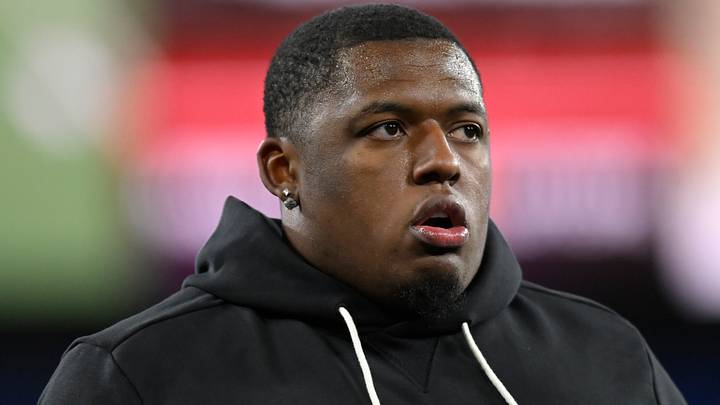 Baltimore Ravens defensive tackle Aeneas Peebles Baltimore Ravens defensive tackle Aeneas Peebles