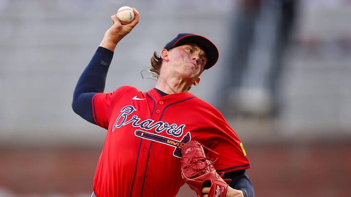 Waldrep got his first start away from the Braves' complex this season Waldrep got his first start away from the Braves' complex this season