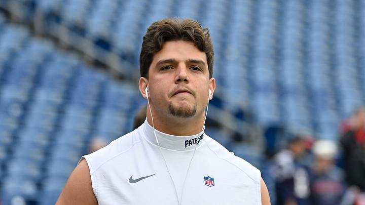 September 20, 2026; Foxborough, Massachusetts, USA; New England Patriots offensive tackle Will Campbell (66) Mandatory Credit: Eric Canha-Imagn Images