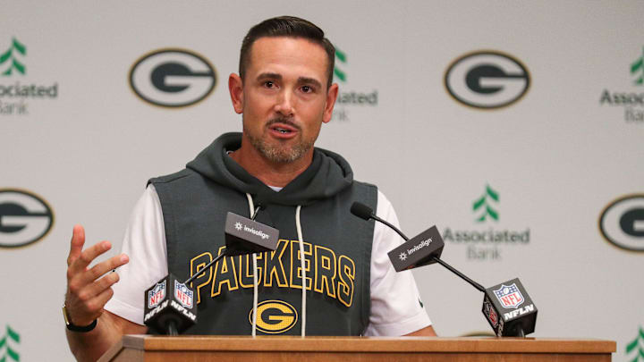 Green Bay Packers head coach Matt LaFleur