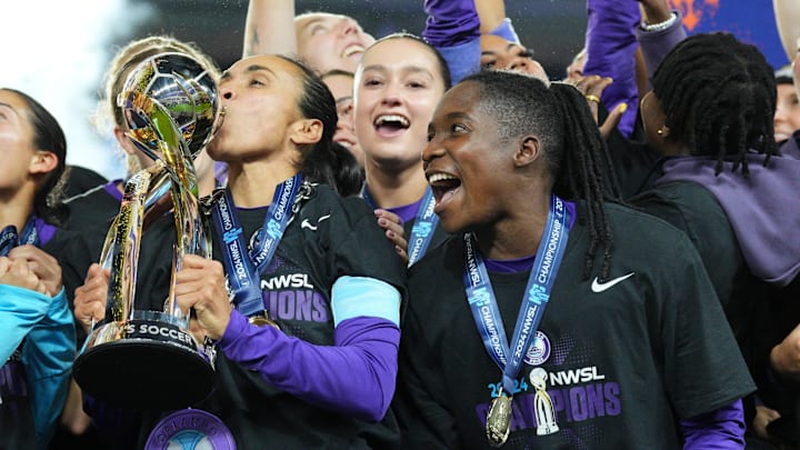 Forwards Marta and Barbra Banda led the Orlando Pride to the NWSL championship Saturday.