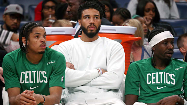 Jayson Tatum tore his Achilles in May of 2025. Jayson Tatum tore his Achilles in May of 2025.