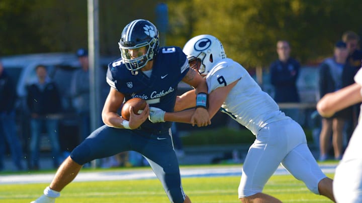 Marin Catholic defeated Central Valley Christian 33-14 on Dec. 11, 2021 in the CIF State Division 4-AA championship game in Kentfield.

Dsc 0560 2