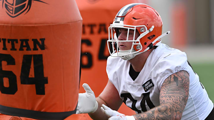 Jun 10, 2025; Berea, OH, USA; Cleveland Browns defensive tackle Mason Graham (94) runs a drill during minicamp at CrossCountry Mortgage Campus. Mandatory Credit: Ken Blaze-Imagn Images Jun 10, 2025; Berea, OH, USA; Cleveland Browns defensive tackle Mason Graham (94) runs a drill during minicamp at CrossCountry Mortgage Campus. Mandatory Credit: Ken Blaze-Imagn Images