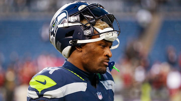 Nov 21, 2021; Seattle, Washington, USA; Seattle Seahawks wide receiver DK Metcalf (14) walks to the locker room following a 23-13 loss against the Arizona Cardinals at Lumen Field. Mandatory Credit: Joe Nicholson-Imagn Images Nov 21, 2021; Seattle, Washington, USA; Seattle Seahawks wide receiver DK Metcalf (14) walks to the locker room following a 23-13 loss against the Arizona Cardinals at Lumen Field. Mandatory Credit: Joe Nicholson-Imagn Images